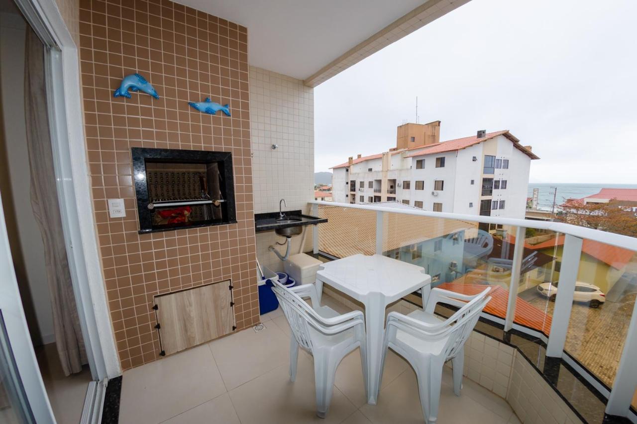 Apartamento A 30M Da Praia Com Ampla Vista Mar Florianópolis Buitenkant foto
